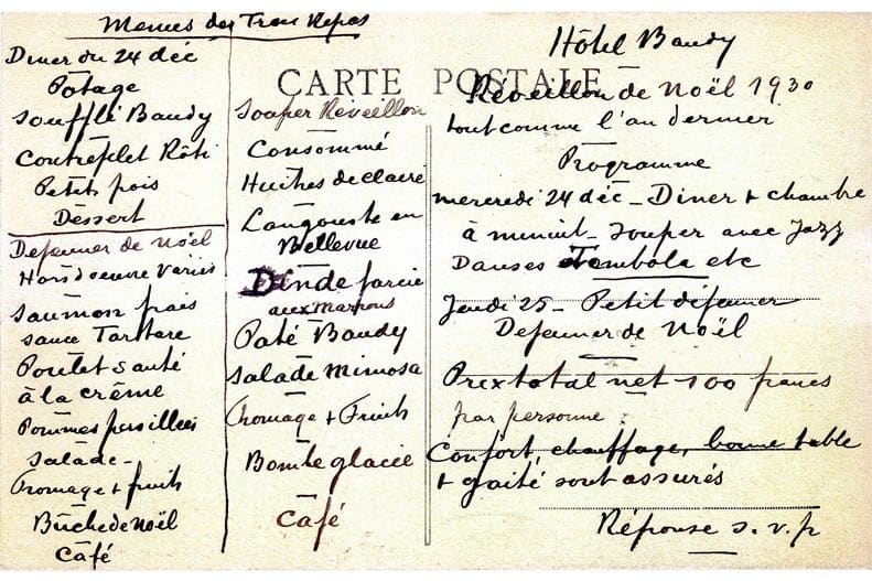 Le réveillon de Noël