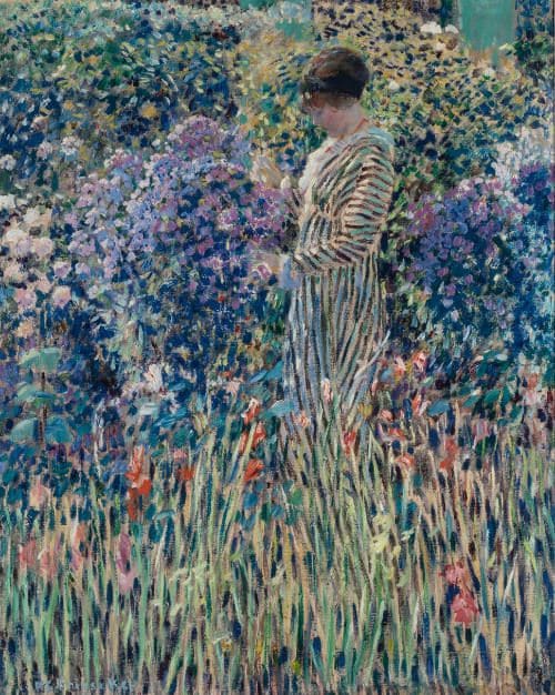 Lady in a Garden