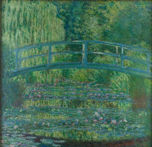Le Bassin aux nymphéas, harmonie verte