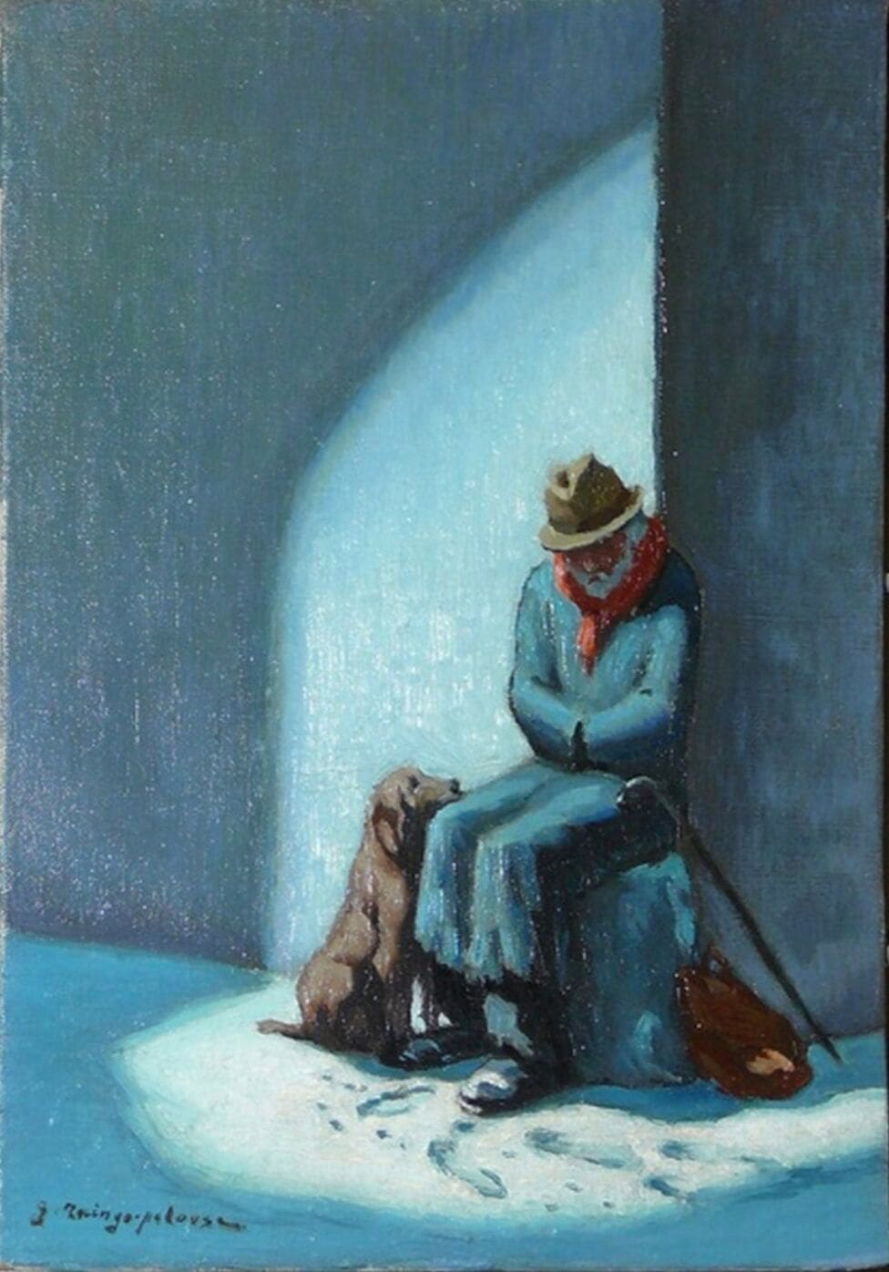Son seul ami, œuvre de Germain Raingo-Pelouse